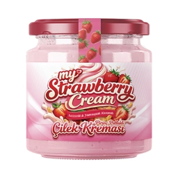 My Strawberry Cream Pirinç Patlaklı Çilek Kreması 250 G