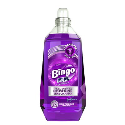 Bingo Jetjel Koyu Renkler Sıvı Deterjanı 1480 ml