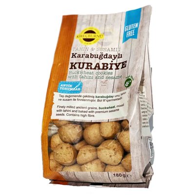 Kireçburnu Glutensiz Tahinli&Susamlı Karabuğdaylı Kurabiye 180 g