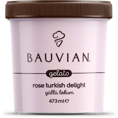 Bauvıan Güllü Lokumlu Dondurma 350 g