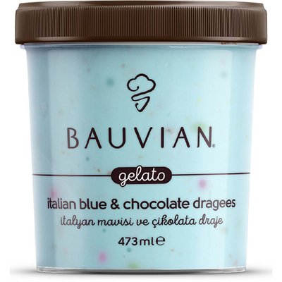Bauvıan Şeker Kaplamalı Çikolata Drajeli Dondurma 350 g