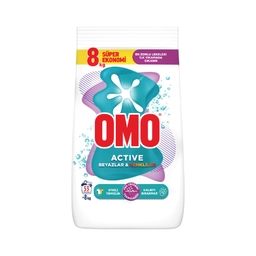 Omo Active Toz Deterjan Beyaz & Renkli 8 Kg