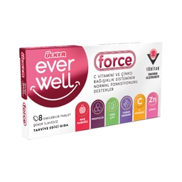Everwell C Vitamini Çinko Çiğneme Tableti 8'li