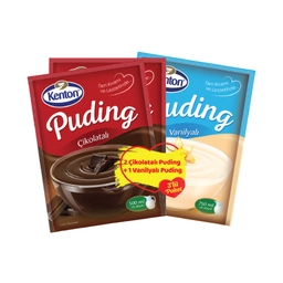 Kenton Çikolatalı Puding 100 G 2'li+Vanilyalı Puding 125 G Hediye