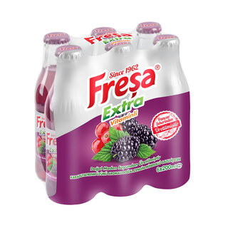Freşa Extra Karadut Frenk Üzümü 6 x 200 ml