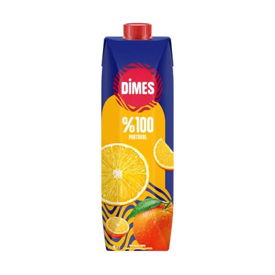 Dimes 100 Portakal Suyu 1 L