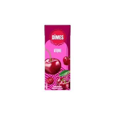 Dimes Vişne İçeceği 200 Ml Tetra Paket