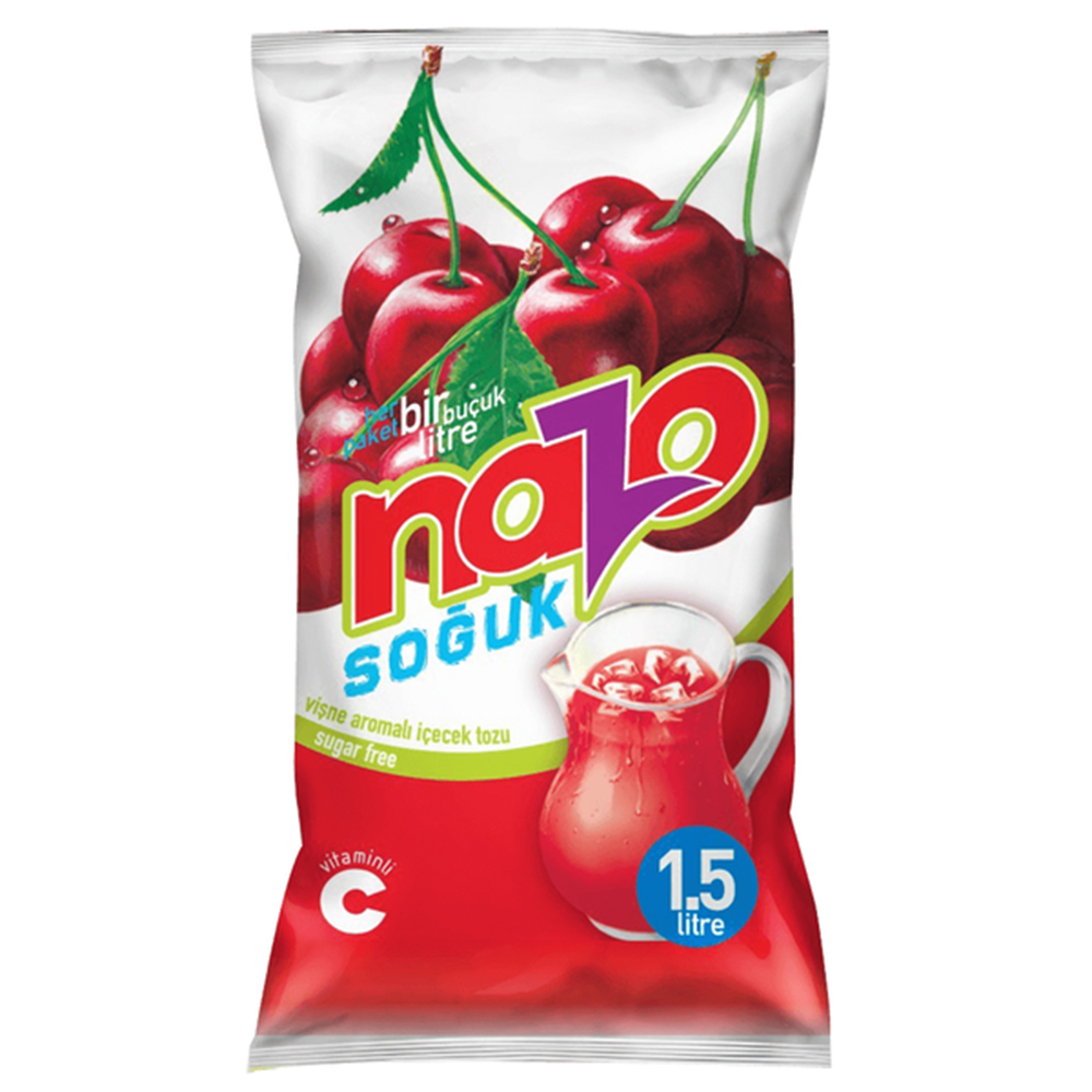 Nazo Vişne Aromali Toz İçecek