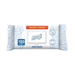 Logi Islak Havlu 100'lü