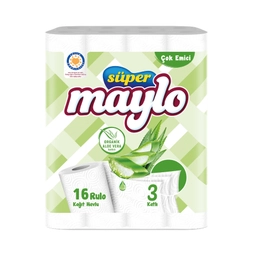 Maylo 3 Katlı Kağıt Havlu 16'lı