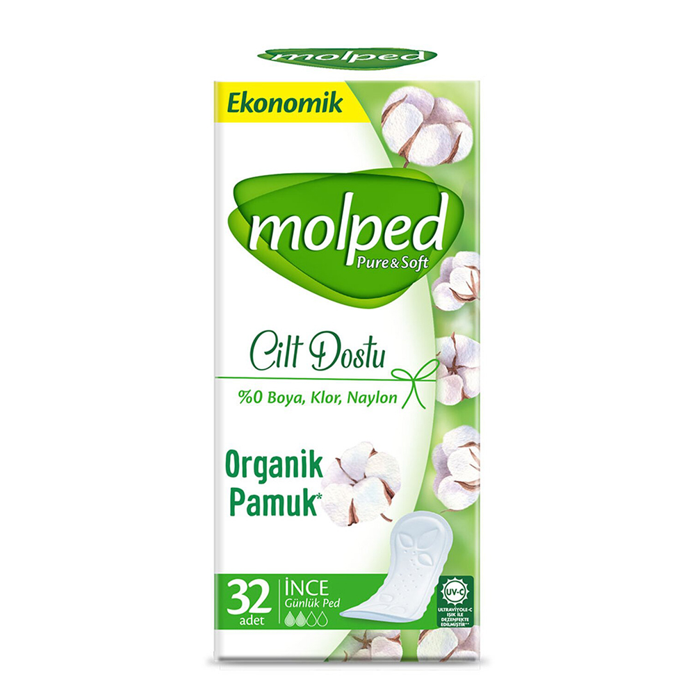 Molped Pure&soft Günlük Ped 32'li