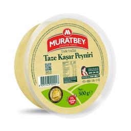 Muratbey Tam Yağlı Taze Kaşar Peyniri 500 G