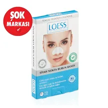 Loess Siyah Nokta Burun Bandı 6'lı