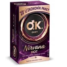Okey Nirvana Hot Prezervatif Ekonomik Paket 20'li