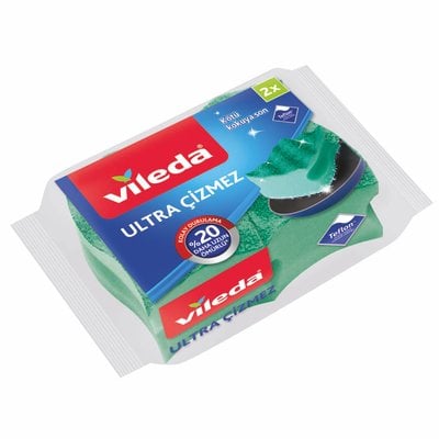 Vileda Çizmez Düz Sünger 2li