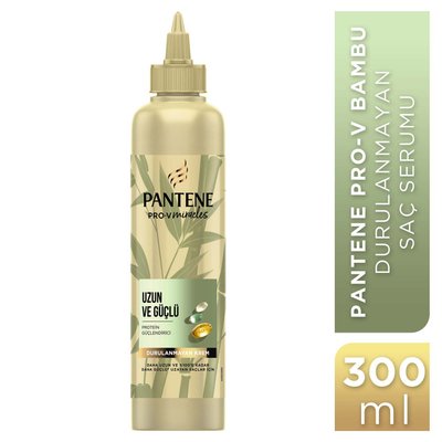 Pantene Pro-V Miracles Uzun Ve Güçlü 7X24 Durulanmayan Krem Bambu Ve Biyotin 300 ml