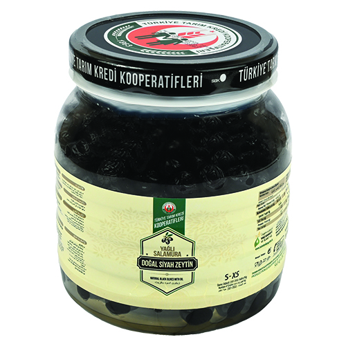 Tk Yağli Salamura Siyah Zeytin S-xs