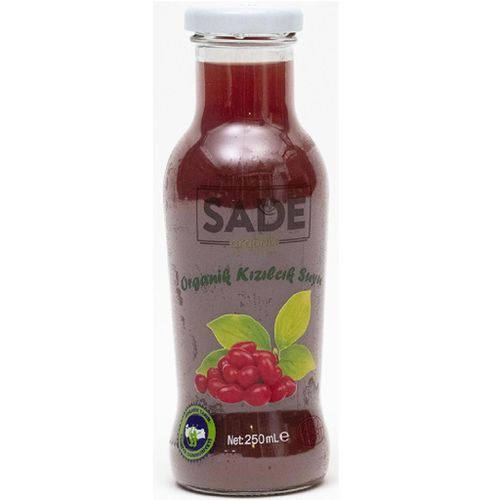 Sade Organik Kızılcık Suyu 250 ml