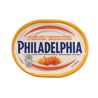 Philadelphia Yarım Yağlı Sürülebilir Füme Somonlu Taze Peynir 175 G