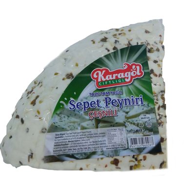 Karagöl Taze Tam Yağlı Kekikli Sepet Peynirikg
