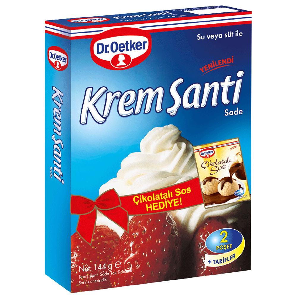 Dr. Oetker Krem Şanti 2+çik.sos Hed.