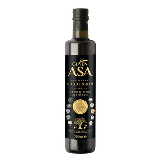 Güven Asa Erken Hasat Soğuk Sıkım Natürel Sızma Zeytinyağı 500 ml