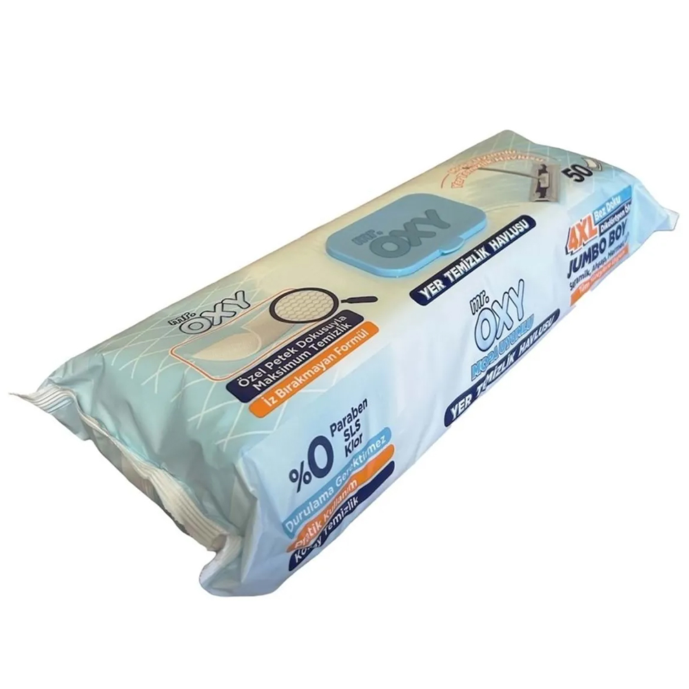 Mr Oxy Yer Temizlik Havlusu Mop Uyumlu 50li