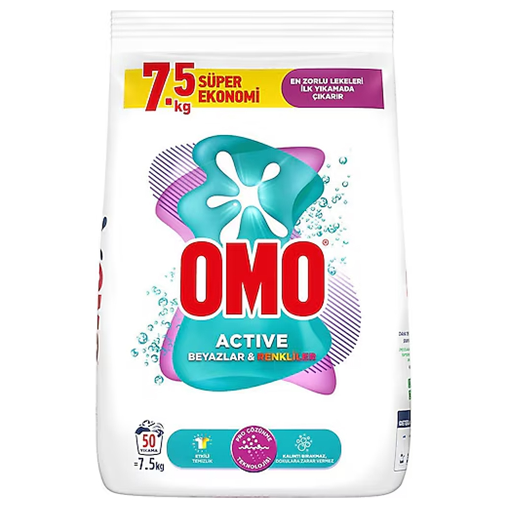 Omo Active Renkliler Beyazlar