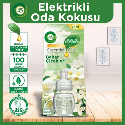 Air Wick Elektrikli Oda Kokusu Yedek Şişe Bahar Çiçekleri  Esansiyel Yağlar İçerir