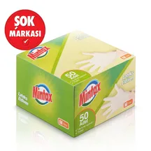 Mintax Lateks Eldiven Pudralı 50 Adet