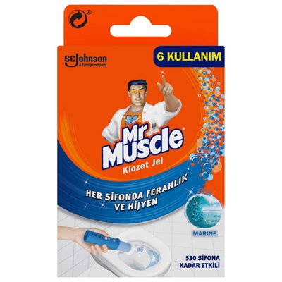 Mr Muscle Klozet Jel Blok Tuvalet Temizleyici Marine 36g