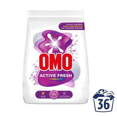 Omo Active Fresh Renkliler Toz Deterjanı 5,5 kg